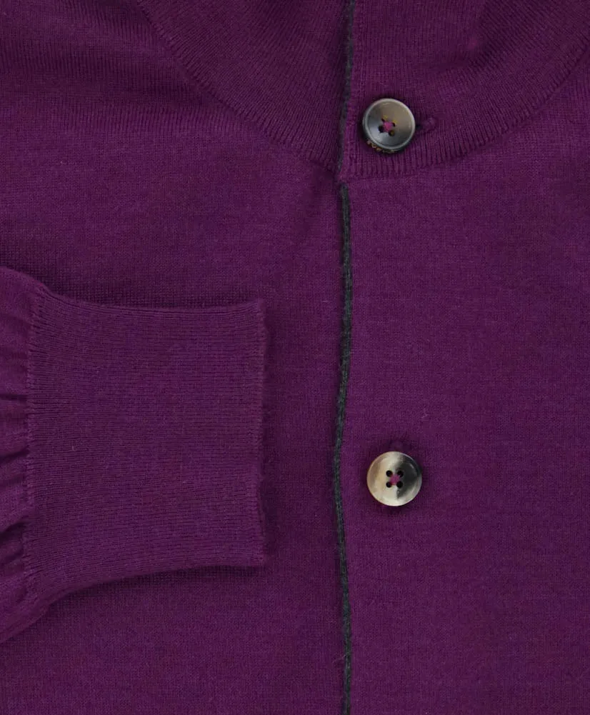 Svevo Parma Purple Cashmere Blend Sweater - Size: Large US / 52 EU