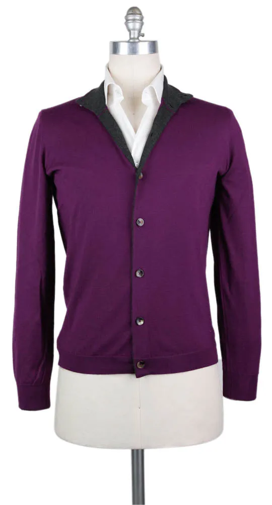 Svevo Parma Purple Cashmere Blend Sweater - Size: Large US / 52 EU
