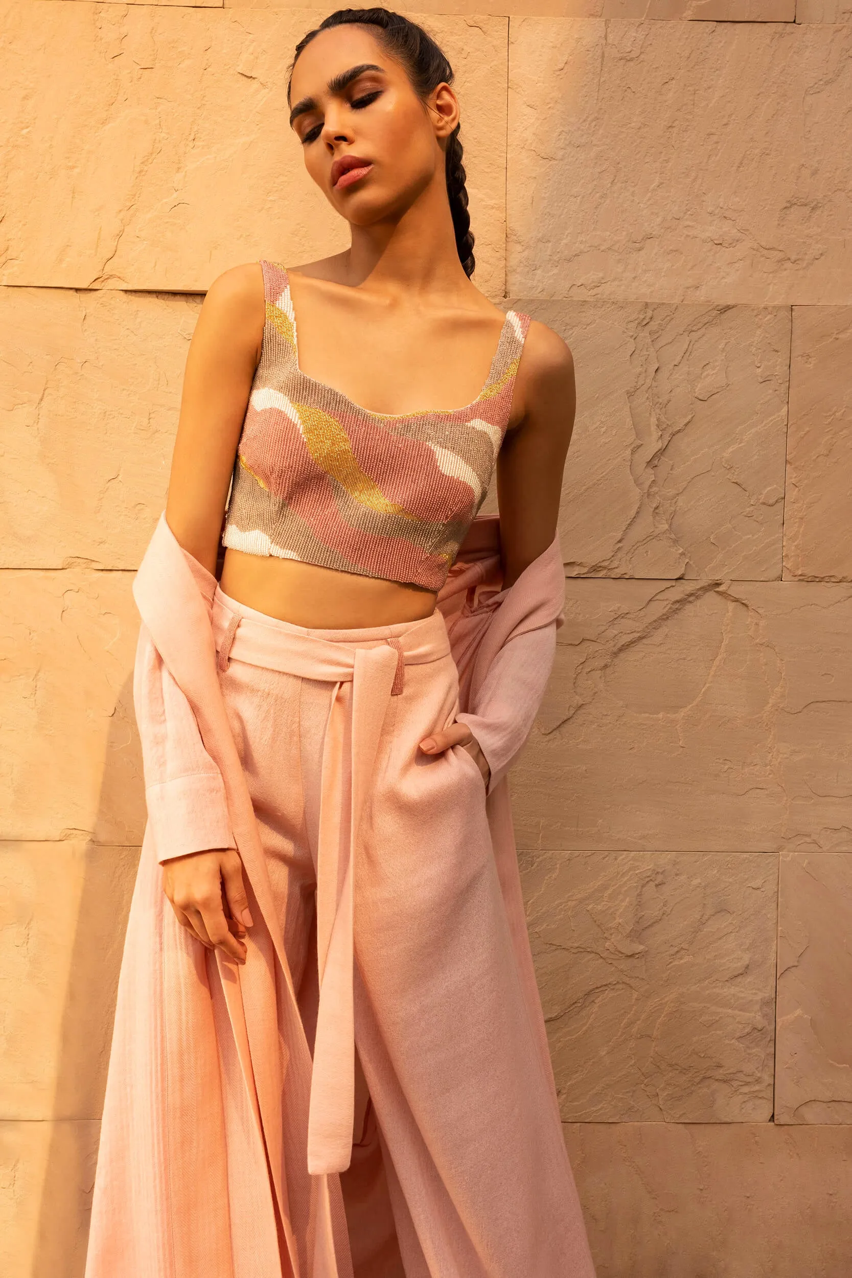 Tahiti Bandeau (Dusty Pink)