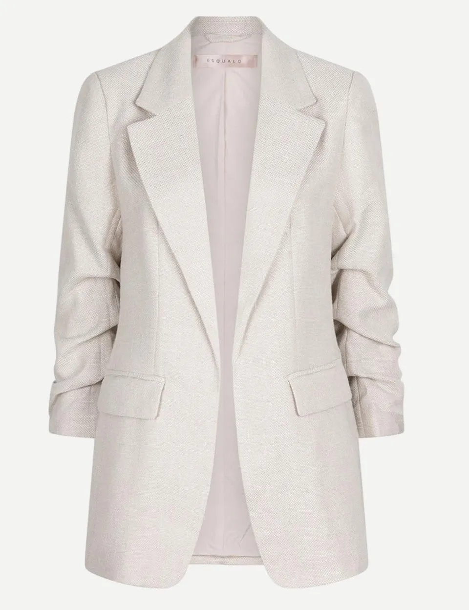 Tan Linen Blazer