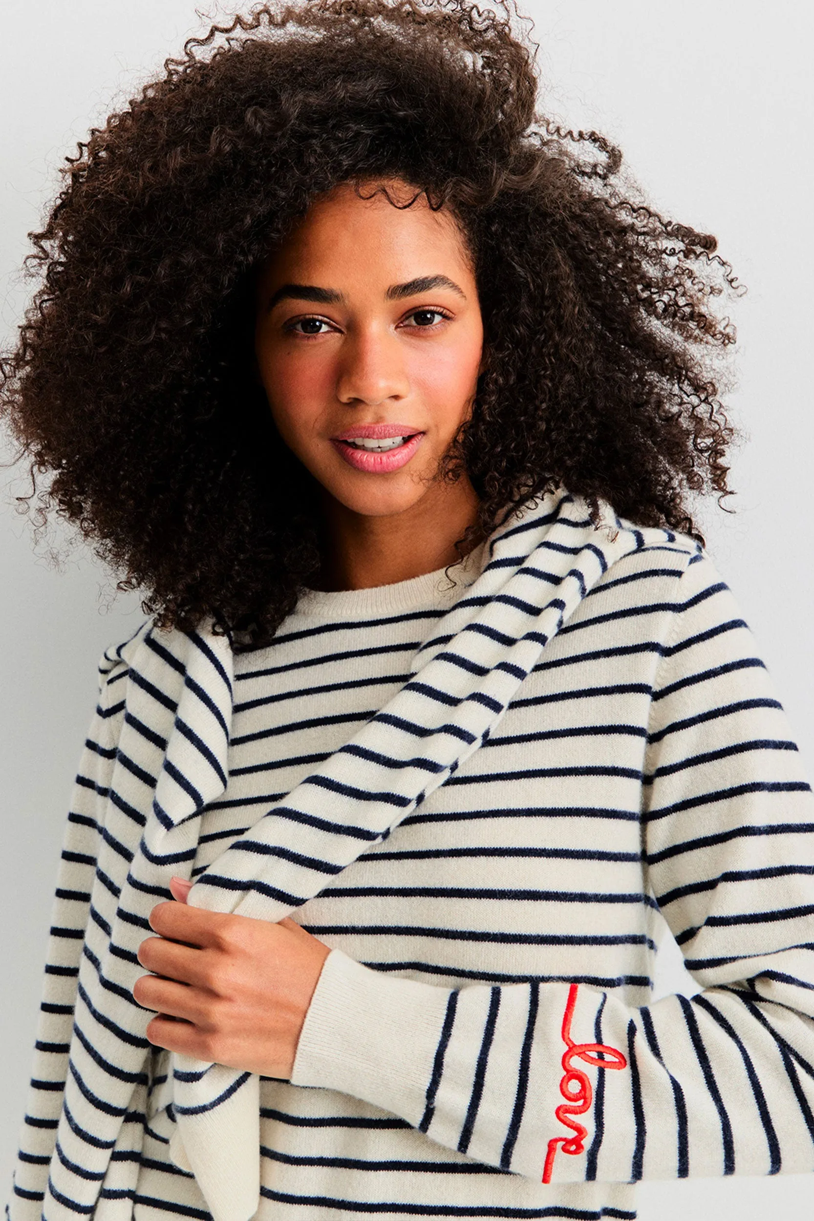 The Betty Love - Cream/Navy