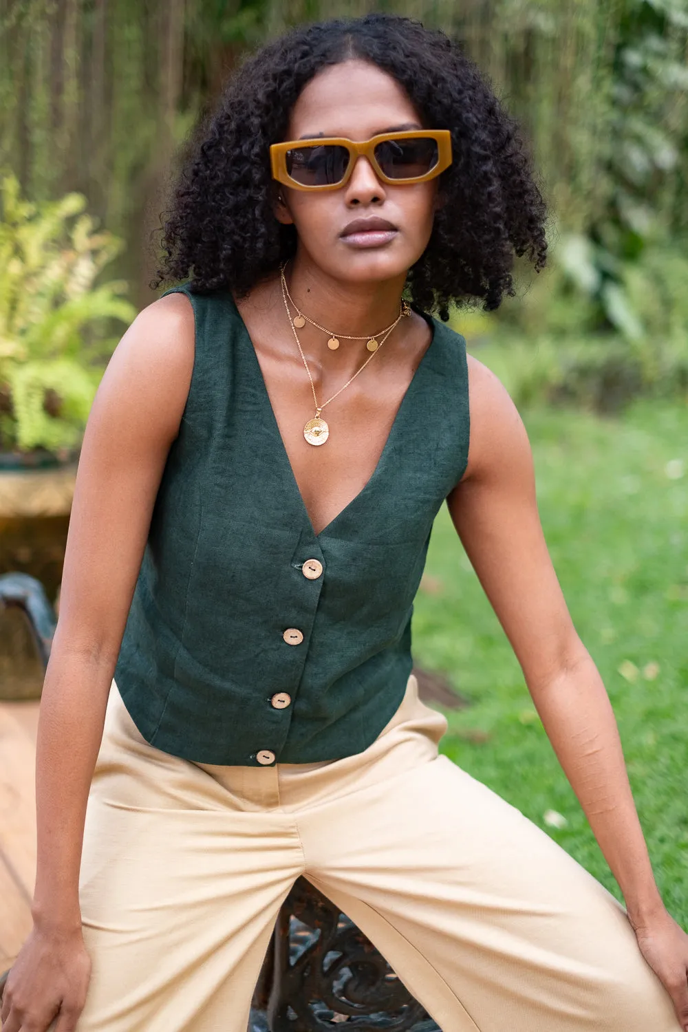 The Heavy Linen Waistcoat