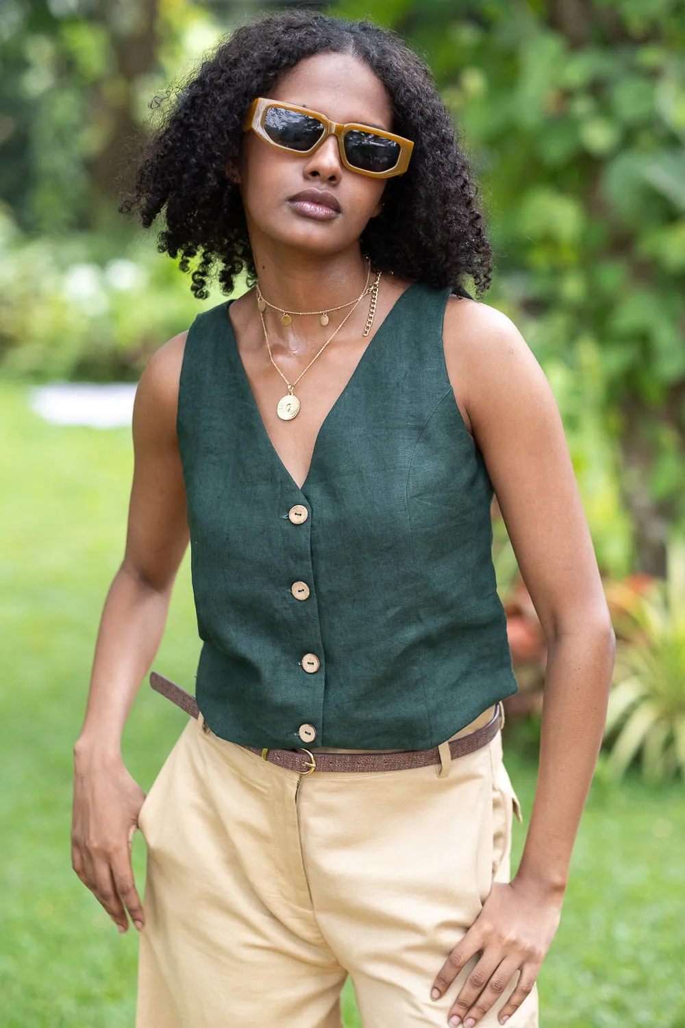 The Heavy Linen Waistcoat