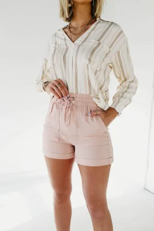 The Misty Tie Front Shorts