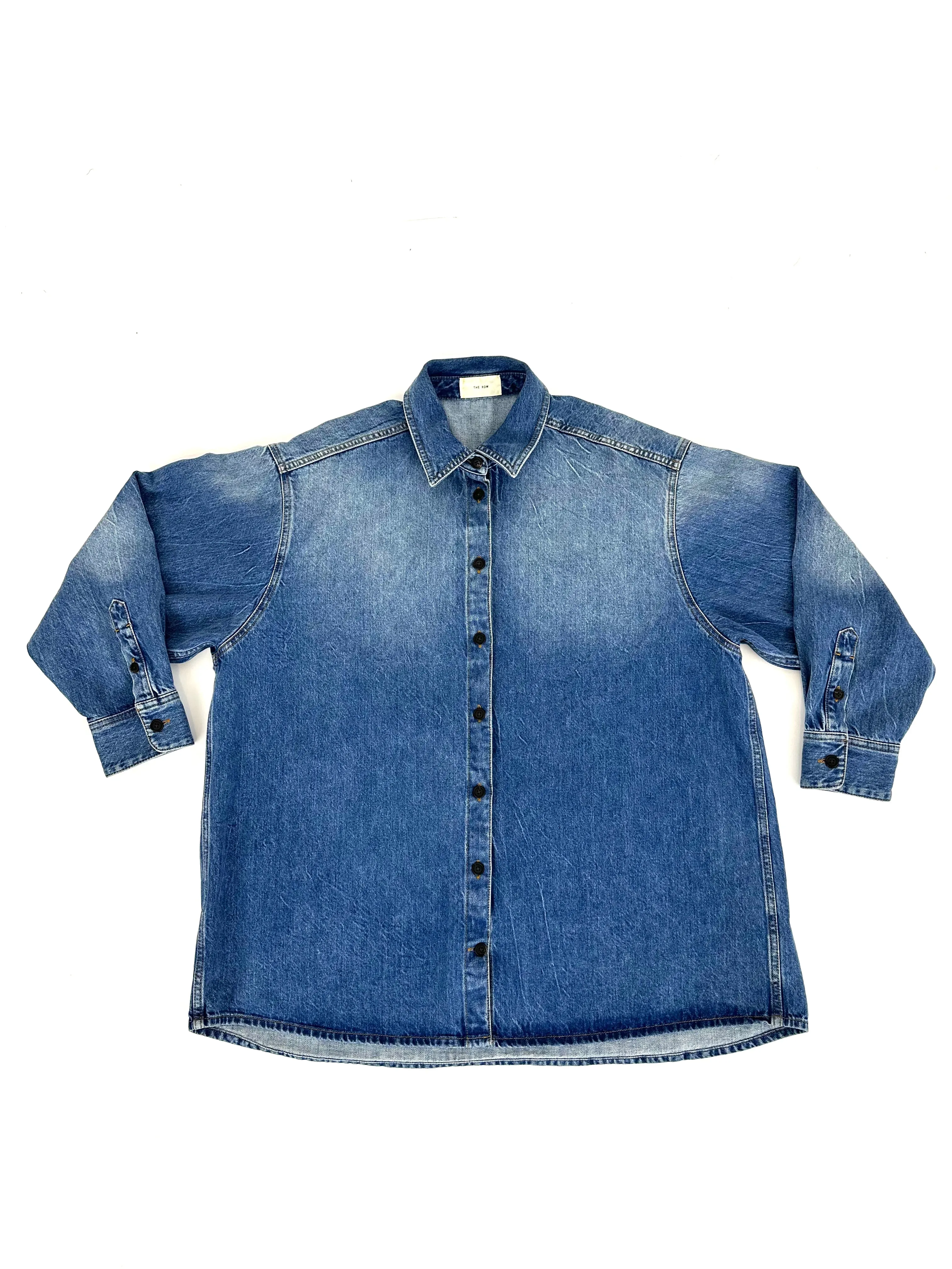 The Row Frannie Denim Oversize Shirt