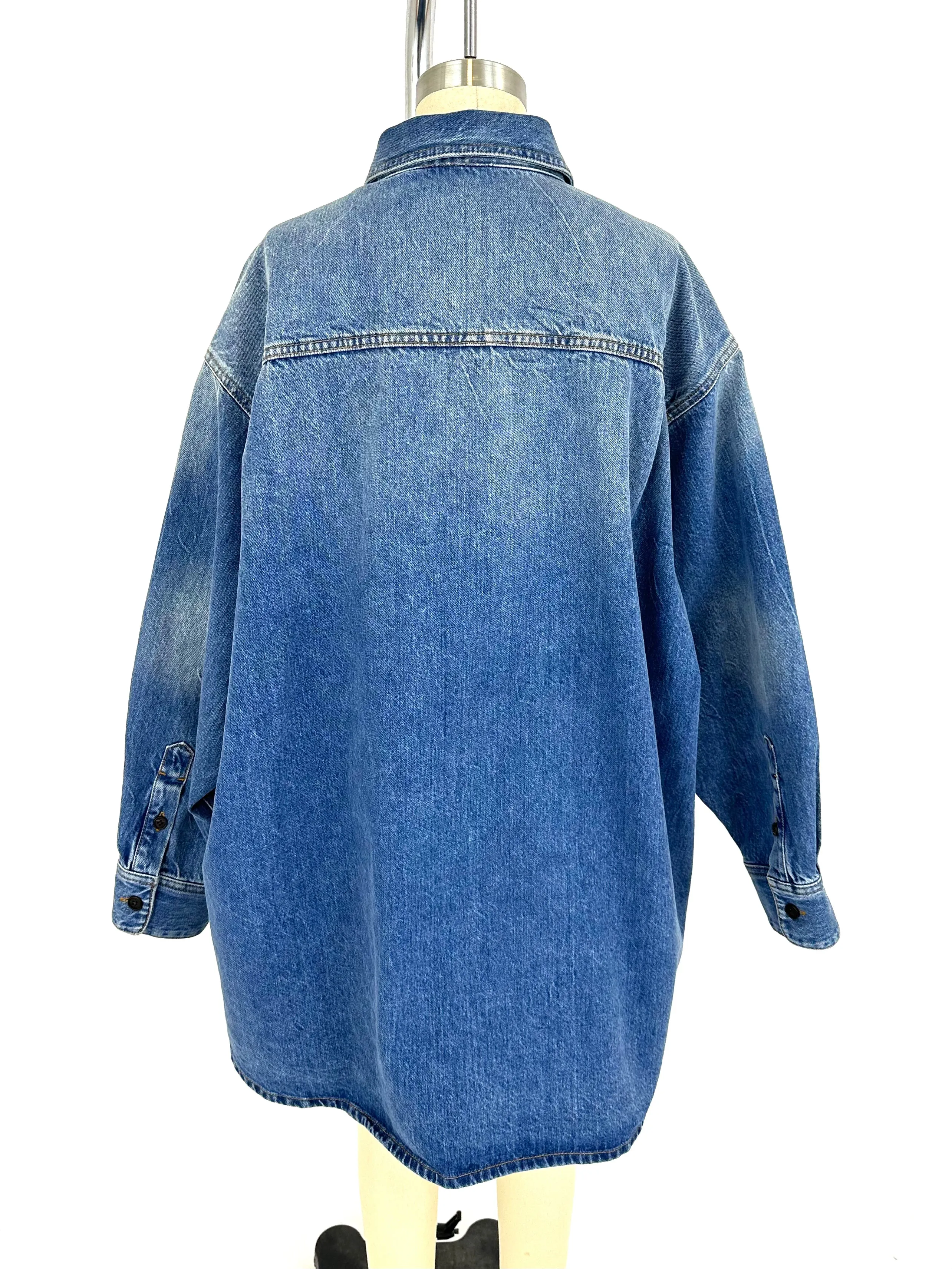 The Row Frannie Denim Oversize Shirt