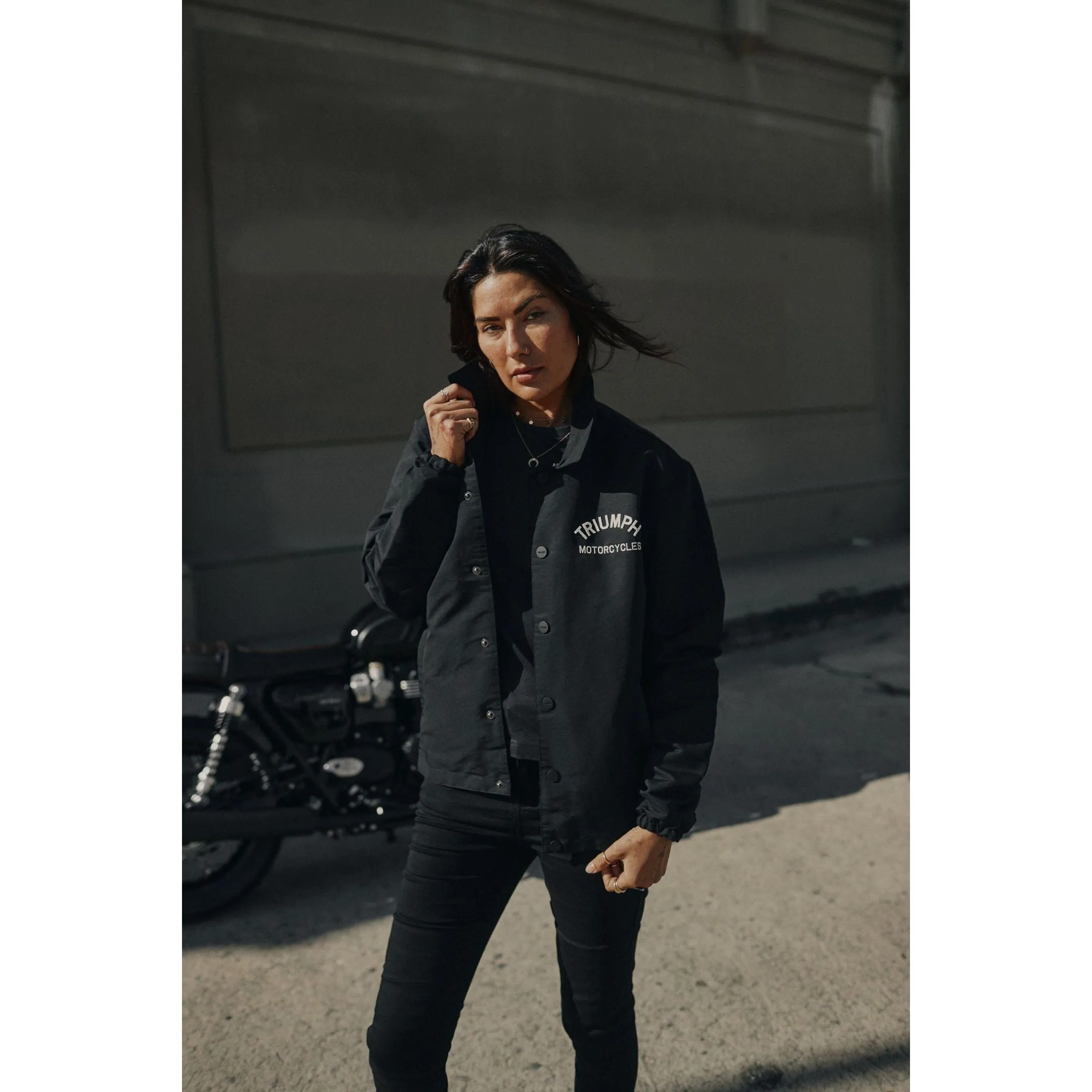 Triumph Carter Coach Jacket - Black