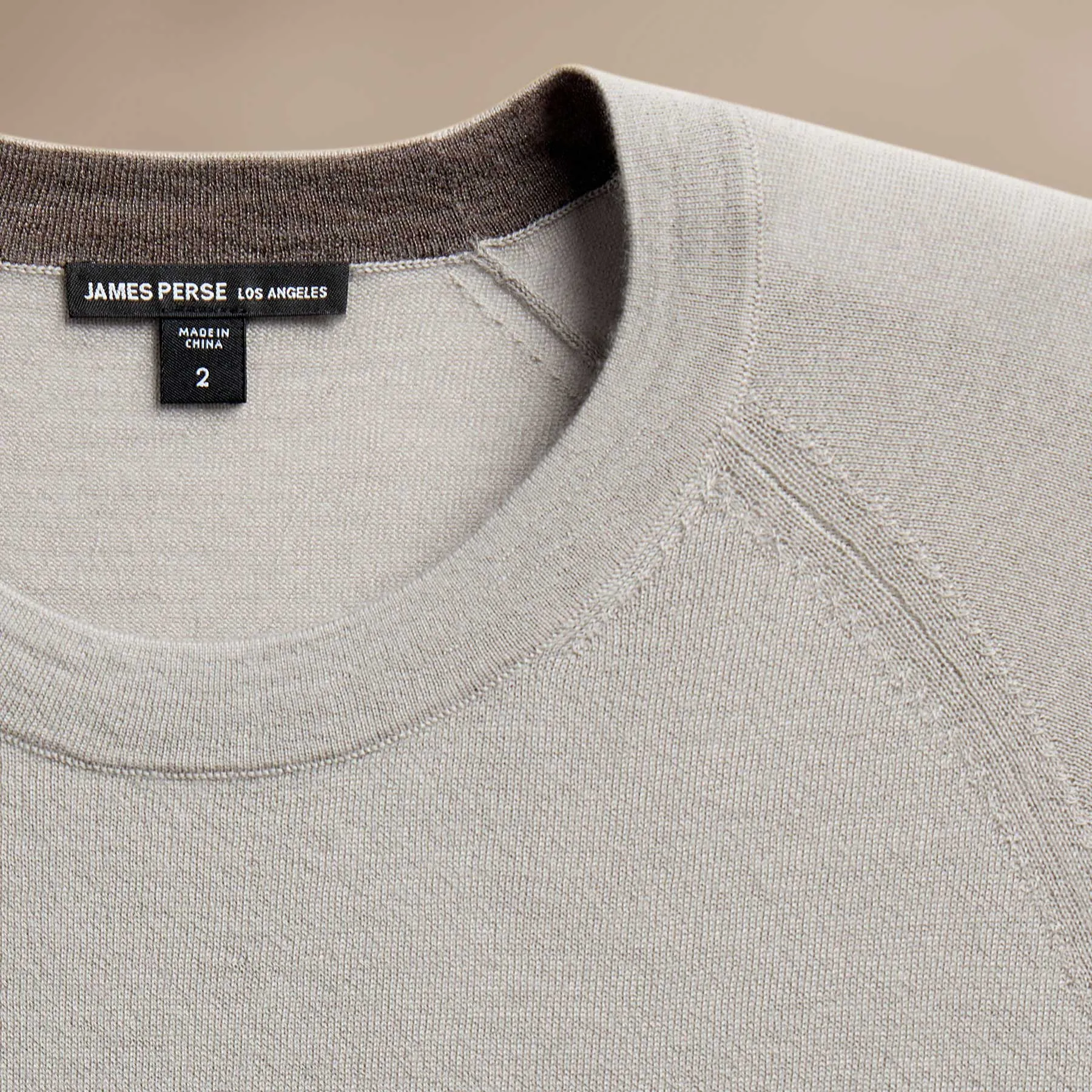 Ultrafine Cashmere Crew - Concrete