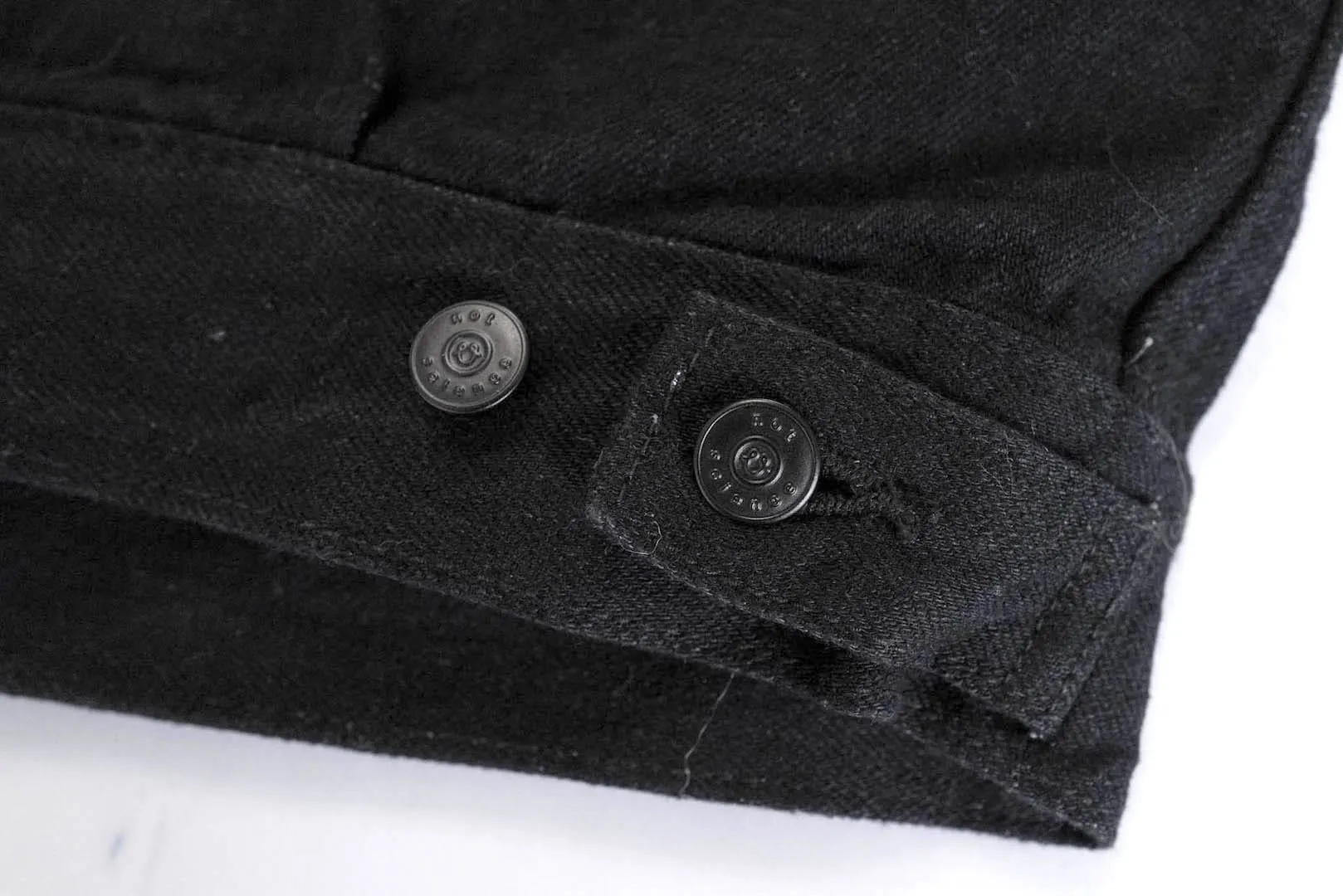 Unique Garment 14oz 'Before Dawn' Type 2 Black Denim Jacket
