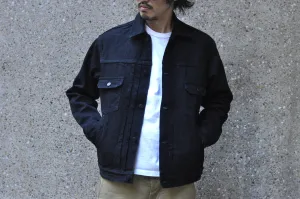Unique Garment 14oz 'Before Dawn' Type 2 Black Denim Jacket