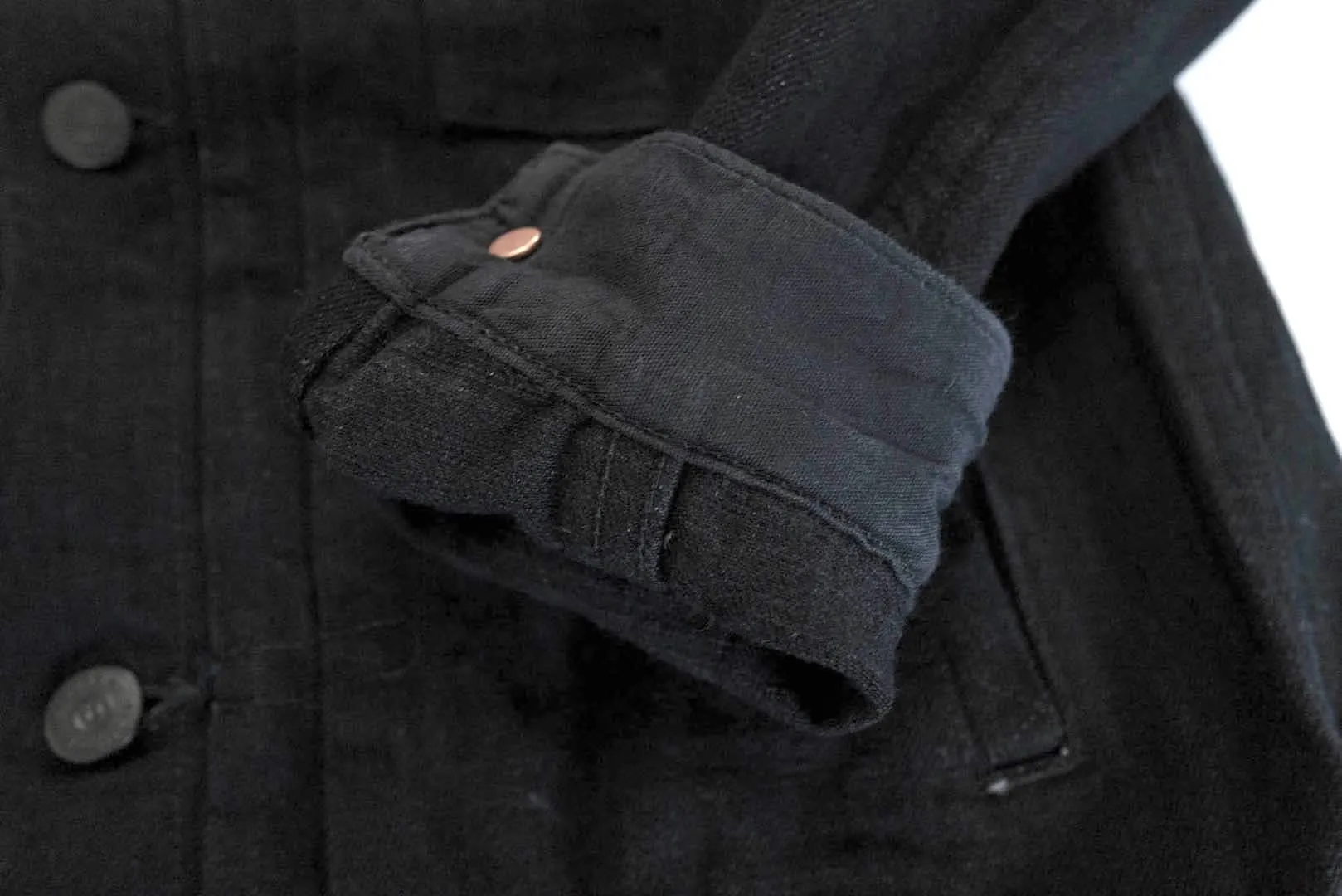 Unique Garment 14oz 'Before Dawn' Type 2 Black Denim Jacket