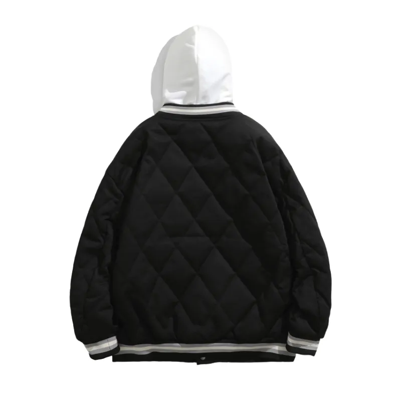 Urban Classic Letter Graphic Coat