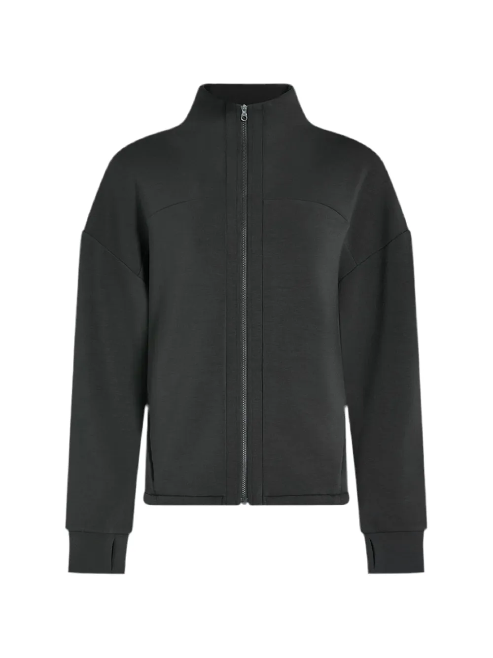 Varley Tayah Zip Though Midlayer in Dark Resin Green