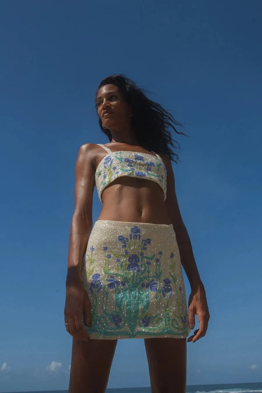 Venice Hand-Embroidered Co-Ord Skirt