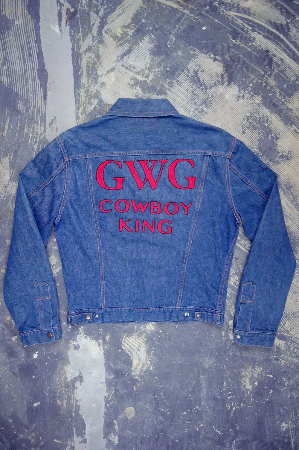 Vintage Cowboy King By Great Western Denim Jacket (JYJ-068)