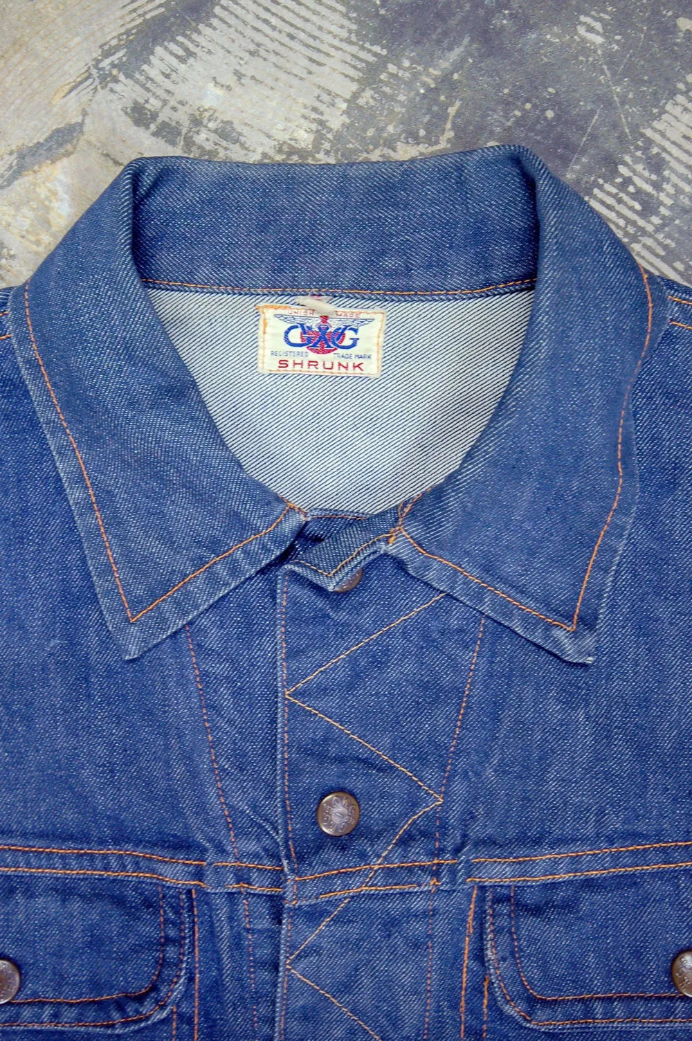 Vintage Cowboy King By Great Western Denim Jacket (JYJ-068)