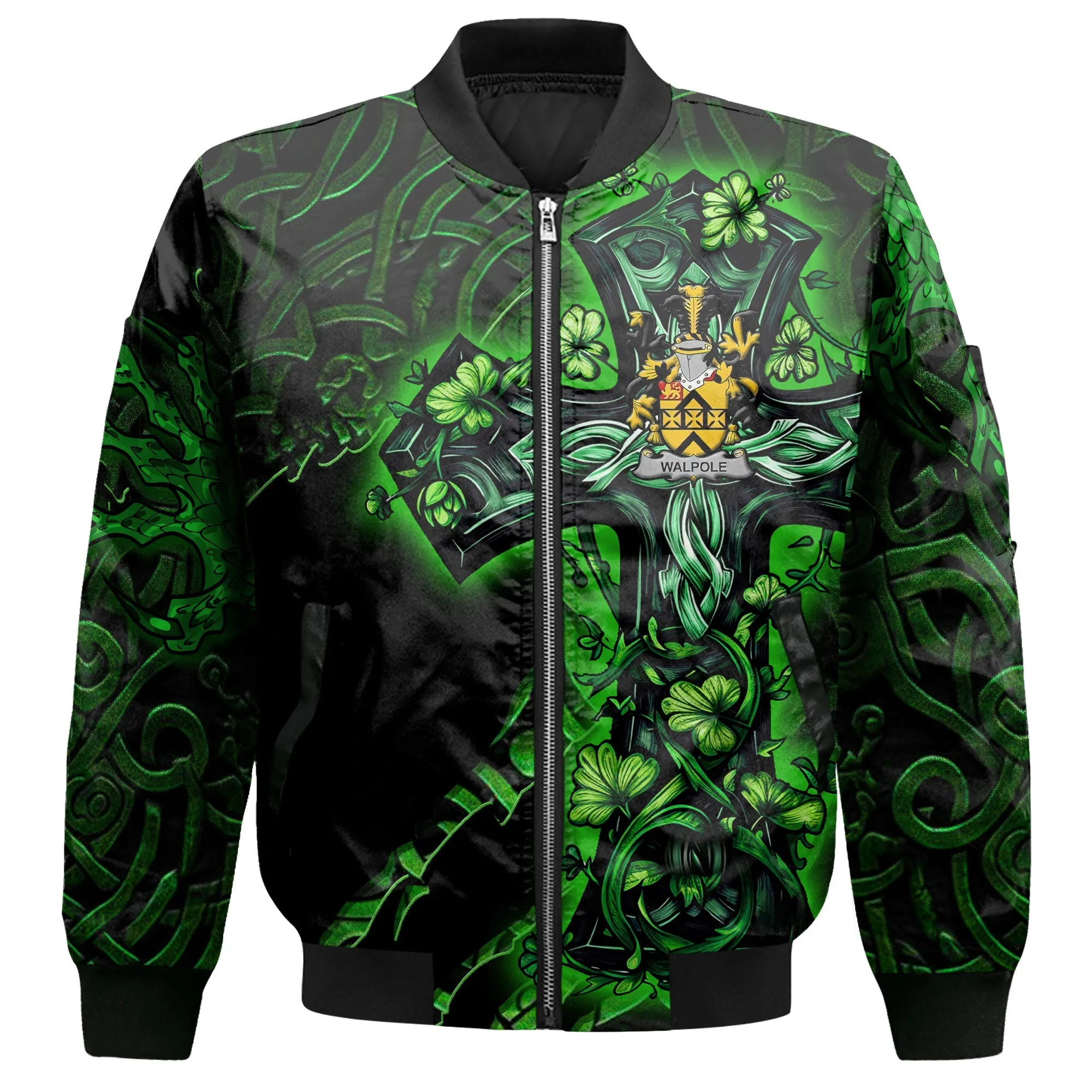 Walpole Bomber Jackets Celtic Cross And Dragon Style