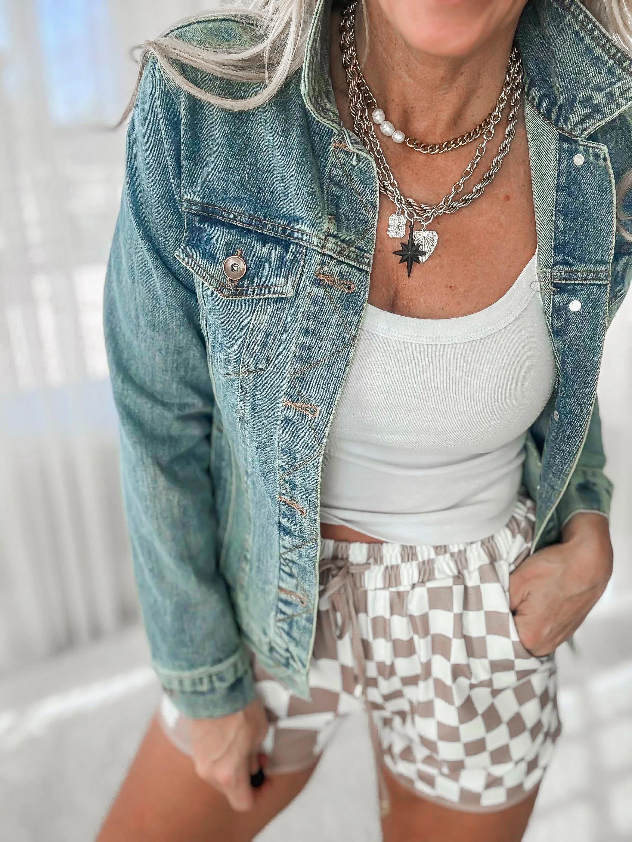 Washed Denim Jacket