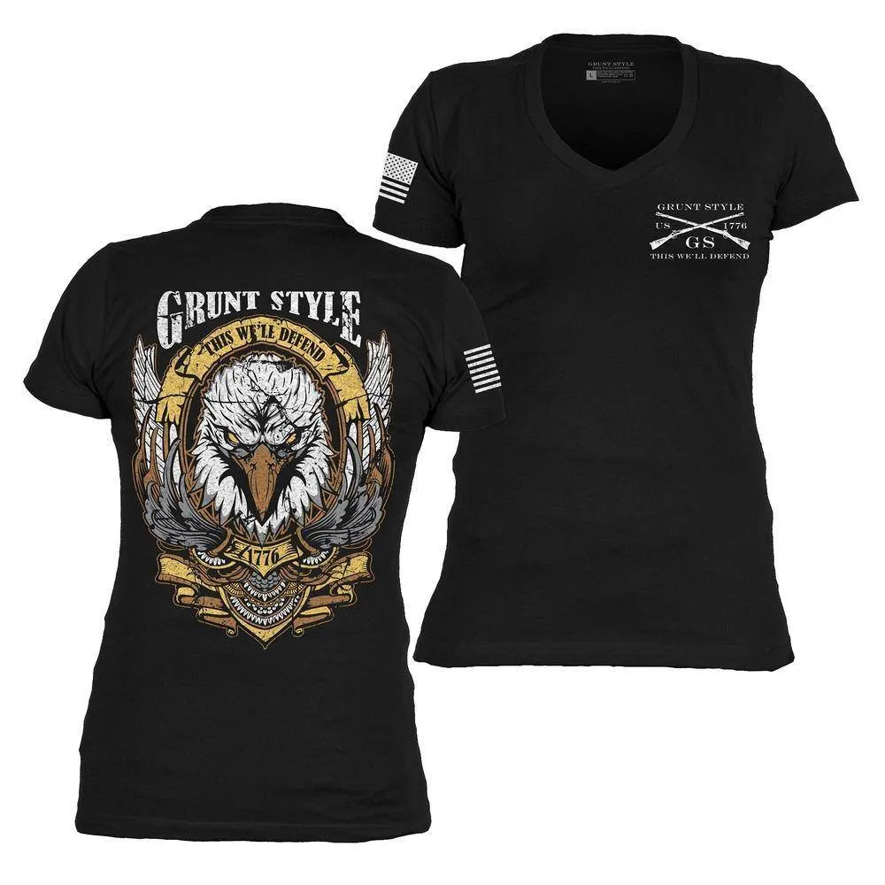 Women's Easy Rider V-Neck - Black