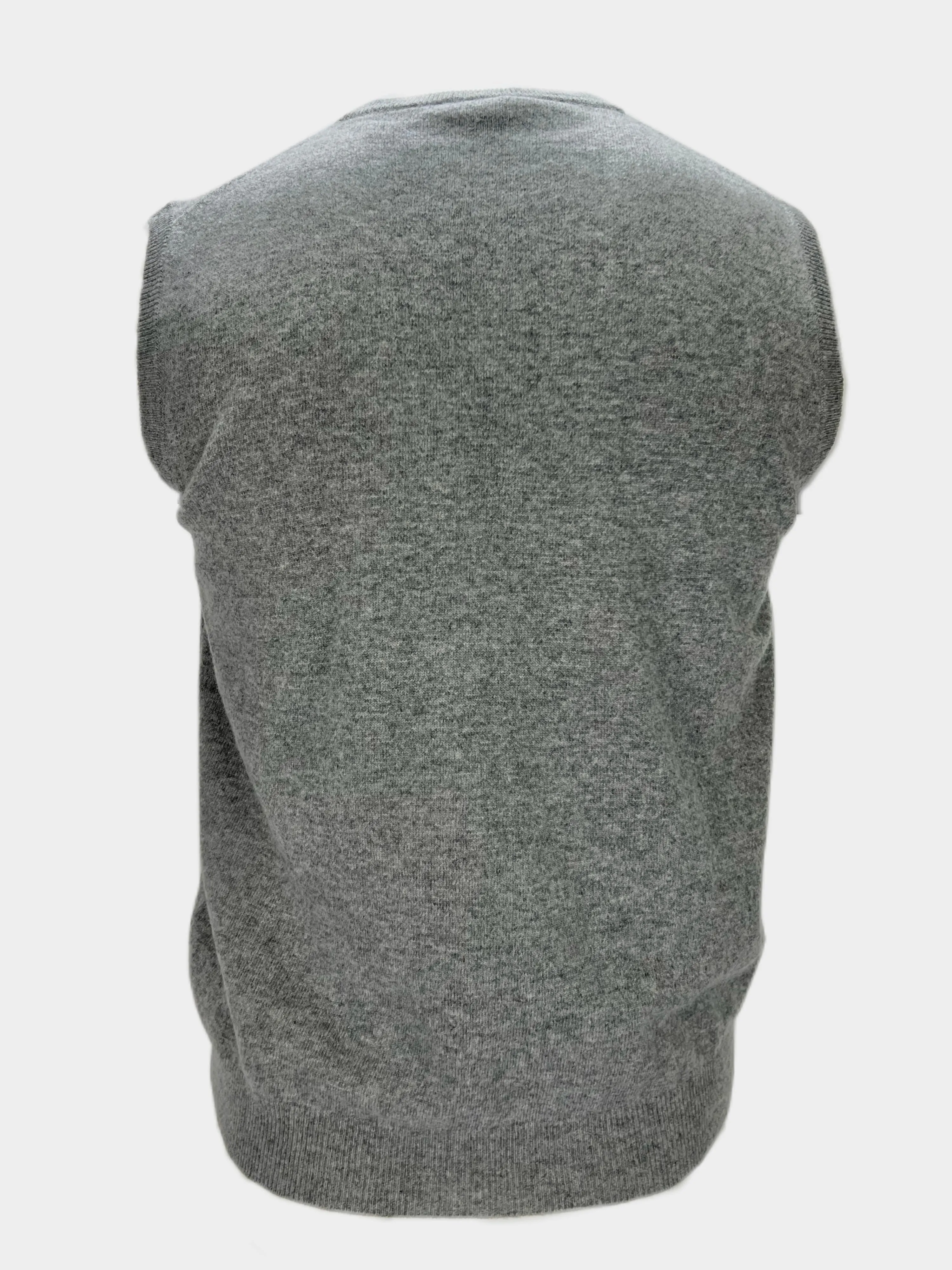 ZANIERI Men's Gray Sleeveless Vest Sz L NWT